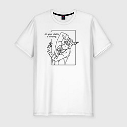 Футболка slim-fit Дазай Осаму Bungou Stray Dogs, цвет: белый