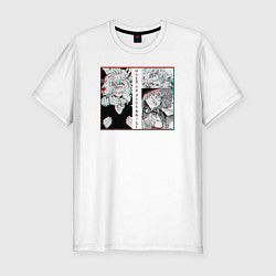 Мужская slim-футболка Томура Шигараки