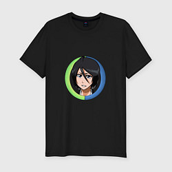 Футболка slim-fit Rukia Kuchiki Bleach, цвет: черный