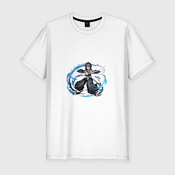 Футболка slim-fit Rukia Kuchiki, цвет: белый