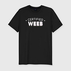 Футболка slim-fit Certified weeb, цвет: черный