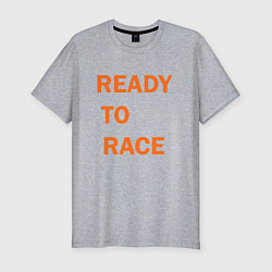 Мужская slim-футболка KTM READY TO RACE спина Z