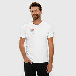 Футболка slim-fit Zoidberg карман, цвет: белый — фото 2