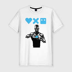 Футболка slim-fit Love, Death and Robots Zima Blue Z, цвет: белый