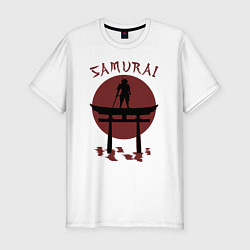 Мужская slim-футболка Дух самурая