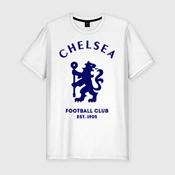 Футболка slim-fit Chelsea Est. 1905, цвет: белый