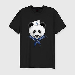 Мужская slim-футболка Captain Panda