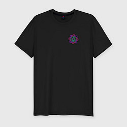 Мужская slim-футболка Eyeflower dark