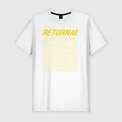 Футболка slim-fit Returnal logo, цвет: белый