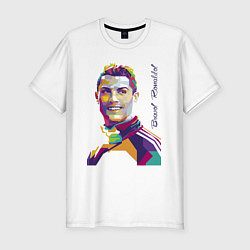 Мужская slim-футболка Bravo! Ronaldo!