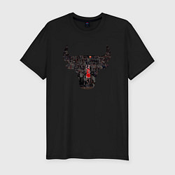 Футболка slim-fit Bulls - Jordan, цвет: черный
