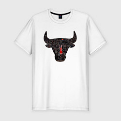 Футболка slim-fit Bulls - Jordan, цвет: белый