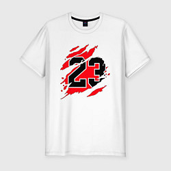 Мужская slim-футболка Bulls 23