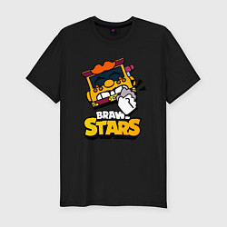 Футболка slim-fit Грифф Griff Brawl Stars, цвет: черный