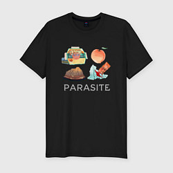 Футболка slim-fit Parasite Food, цвет: черный