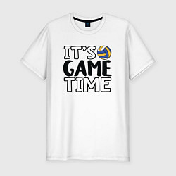 Мужская slim-футболка Время Игры