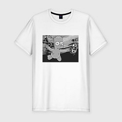 Футболка slim-fit Simpsons x Nirvana, цвет: белый