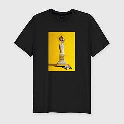 Футболка slim-fit Дали Pop art, цвет: черный