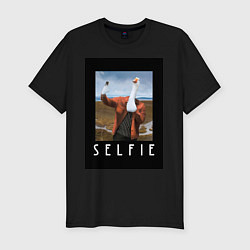 Футболка slim-fit Selfie, цвет: черный