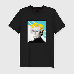 Мужская slim-футболка Энди Уорхол Andy Warhol