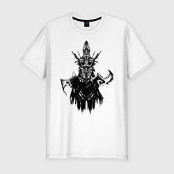 Футболка slim-fit Мортред Phantom Assasin DOTA2, цвет: белый