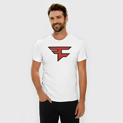 Футболка slim-fit Форма FAZE clan Форма СS:GO, цвет: белый — фото 2