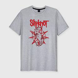Мужская slim-футболка Slipknot Slip Goats Art