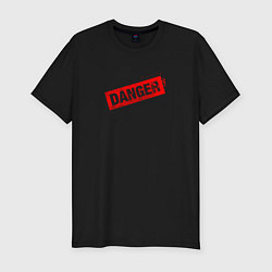 Мужская slim-футболка DANGER