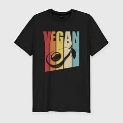 Футболка slim-fit Vegan, цвет: черный