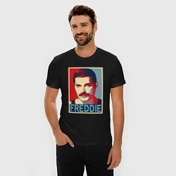 Футболка slim-fit Freddie, цвет: черный — фото 2