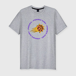 Футболка slim-fit Phoenix NBA, цвет: меланж