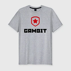 Мужская slim-футболка Gambit