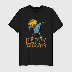 Мужская slim-футболка Happy Halloween
