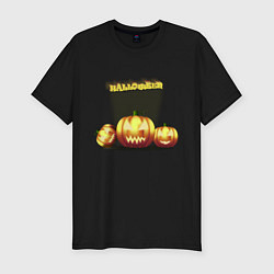 Футболка slim-fit Halloween, цвет: черный