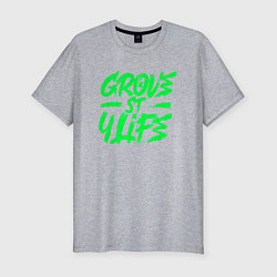 Мужская slim-футболка Grove street for Life