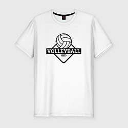 Футболка slim-fit Volleyball, цвет: белый