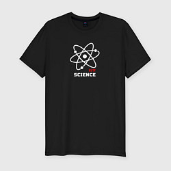 Мужская slim-футболка Science Наука