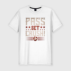 Футболка slim-fit Crush, цвет: белый