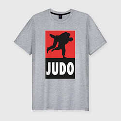 Мужская slim-футболка Judo