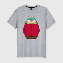 Футболка slim-fit Totoro Cartman, цвет: меланж