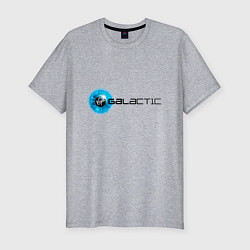 Футболка slim-fit Virgin Galactic logo, цвет: меланж