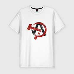 Футболка slim-fit АНАРХИЯ ANARCHY Z, цвет: белый