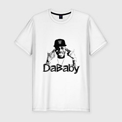 Футболка slim-fit DaBaby, цвет: белый