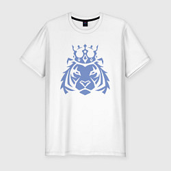 Мужская slim-футболка Царь Тигр