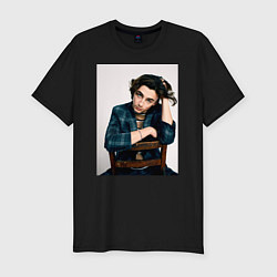 Футболка slim-fit Timothee Chalamet, цвет: черный