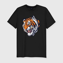 Футболка slim-fit Jungle Tiger, цвет: черный