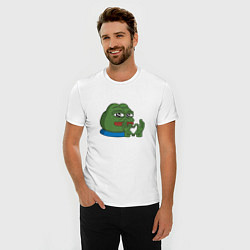 Футболка slim-fit Pepe love пепе лов, цвет: белый — фото 2