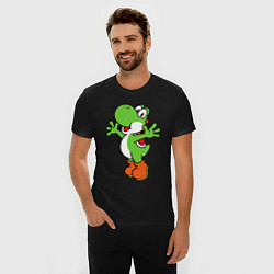 Футболка slim-fit Yoshi, цвет: черный — фото 2