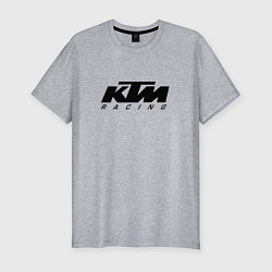 Футболка slim-fit КТМ МОТОКРОСС KTM RACING, цвет: меланж