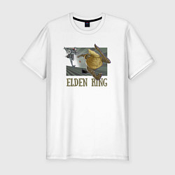 Футболка slim-fit Elden Ring Pot Горшок, цвет: белый